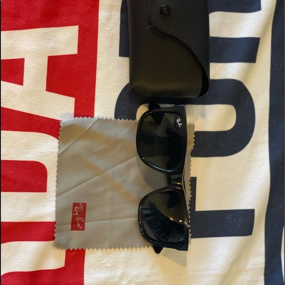 Mens Black RayBan Sunglasses - Picture 5 of 5